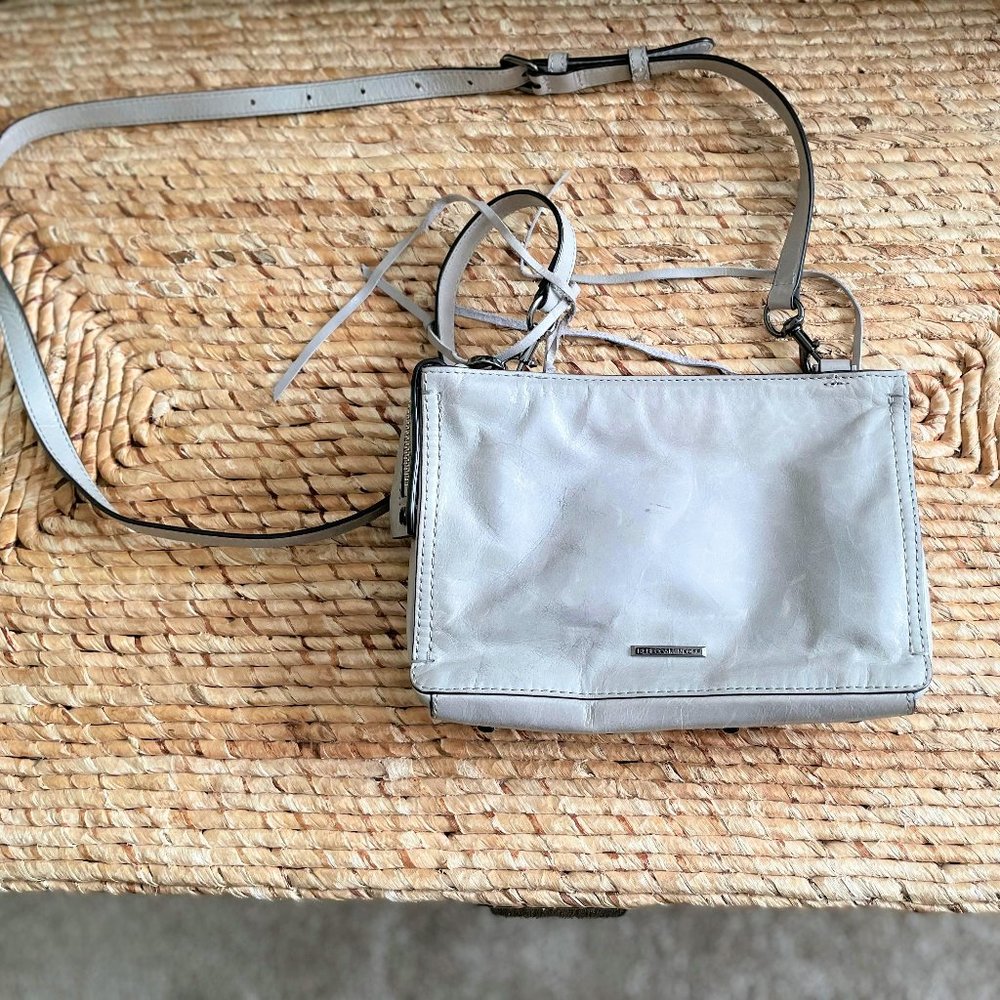 GRAY REBECCA MINKOFF CROSSBODY PURSE